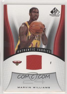 2006-07 SP Game Used Edition - [Base] #103 - Authentic Fabrics - Marvin Williams [EX to NM]