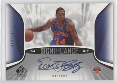 2006-07 SP Game Used Edition - SIGnificance #SA-EC - Eddy Curry /100