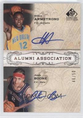 2006-07 SP Signature Edition - Alumni Association #AA-AB - Hilton Armstrong, Josh Boone /50