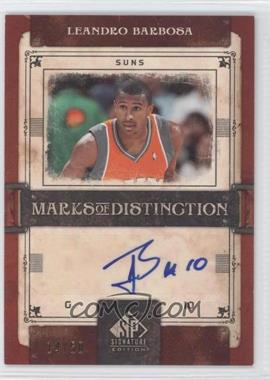2006-07 SP Signature Edition - Marks of Distinction #MD-LB - Leandro Barbosa /50