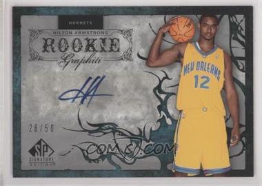 2006-07 SP Signature Edition - Rookie GRAPHiti #RG-HA - Hilton Armstrong /50