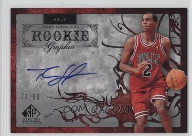 2006-07 SP Signature Edition - Rookie GRAPHiti #RG-TS - Thabo Sefolosha /50