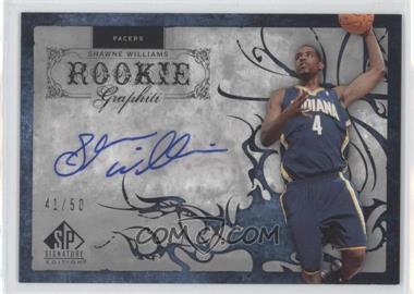 2006-07 SP Signature Edition - Rookie GRAPHiti #RG-WI - Shawne Williams /50