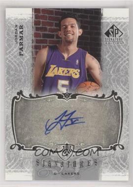 2006-07 SP Signature Edition - Signatures #SPS-JF - Jordan Farmar