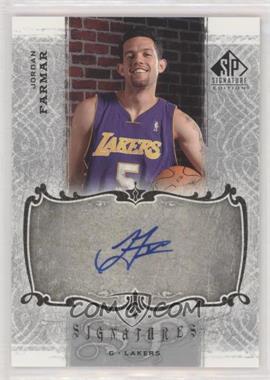 2006-07 SP Signature Edition - Signatures #SPS-JF - Jordan Farmar