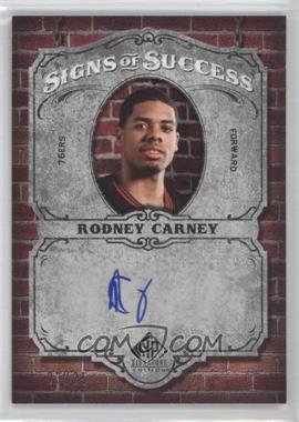 2006-07 SP Signature Edition - Signs of Success #SOS-RC - Rodney Carney /25