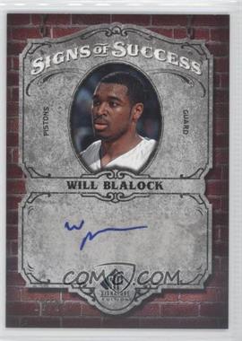 2006-07 SP Signature Edition - Signs of Success #SOS-WB - Will Blalock /25