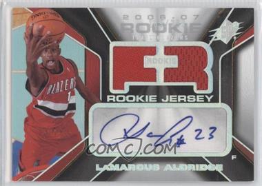 2006-07 SPx - [Base] #123 - Rookie Auto Jersey - LaMarcus Aldridge /299