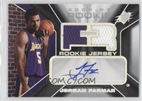 Rookie Auto Jersey - Jordan Farmar #/1,199