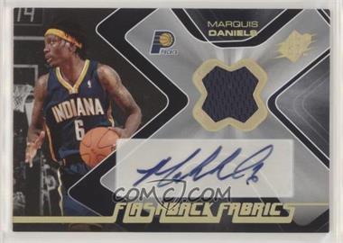 2006-07 SPx - Flashback Fabrics - Autographs #FF-MD - Marquis Daniels