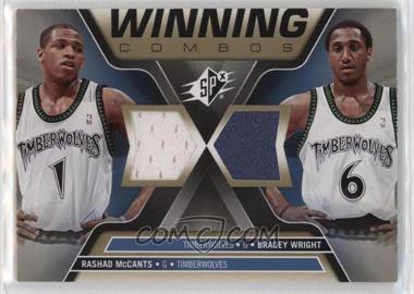 2006-07 SPx - Winning Combos #WC-WM - Rashad McCants, Bracey Wright [EX to NM]