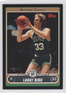 2006-07 Topps - [Base] - Black #33.10 - Larry Bird (Green Jersey Shooting Jumper with Ball by Face) /99