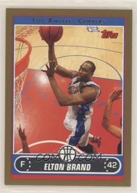 2006-07 Topps - [Base] - Gold #1 - Elton Brand /500