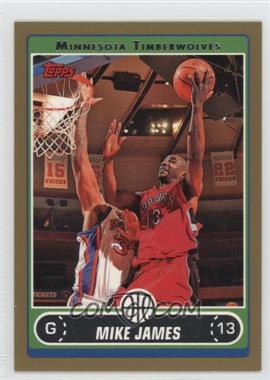 2006-07 Topps - [Base] - Gold #102 - Mike James /500