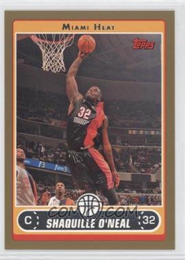 2006-07 Topps - [Base] - Gold #32 - Shaquille O'Neal /500