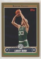 Larry Bird (Green Jersey Shooting with Arms Extended) #/500