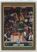 Larry Bird (Green Warmup Shooting in 3-Point Contest) [EX to NM] #/500