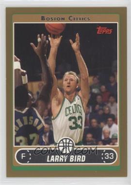 2006-07 Topps - [Base] - Gold #33.28 - Larry Bird (White Jersey Shooting over Magic Johnson and Michael Cooper) /500