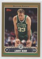 Larry Bird (Green Jersey Resting with Hands on Legs) #/500