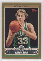 Larry Bird (Green Jersey Shooting Free Throw with Ball under Chin) #/500