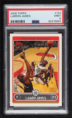 2006-07 Topps - [Base] #123 - LeBron James [PSA 9 MINT]