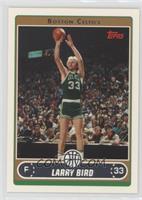 Larry Bird (Base, Green Jersey Shooting with Crowd)