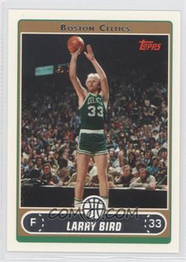 2006-07 Topps - [Base] #33.0 - Larry Bird (Base, Green Jersey Shooting with Crowd)