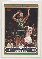 Larry Bird (Green Jersey Shooting over Albert King)