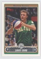 Larry Bird (Green Warmup Shooting Money Ball below Head)