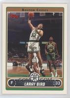 Larry Bird (White Jersey Rebounding vs. Sonics)