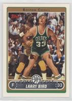 Larry Bird (Green Jersey Boxing Out Magic Johnson)