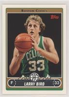 Larry Bird (Green Jersey Shooting Free Throw with Ball under Chin)