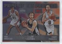 Tim Duncan, Manu Ginobili, Tony Parker