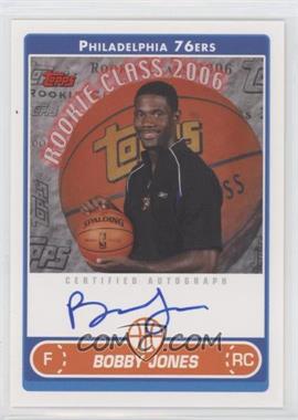 2006-07 Topps - Rookie Photo Shoot Autographs #RSA-BJ - Bobby Jones