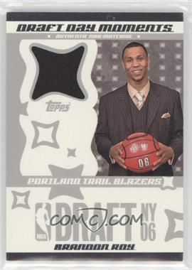 2006-07 Topps Big Game - Draft Day Moments - Hat #DDMH-BR - Brandon Roy /50