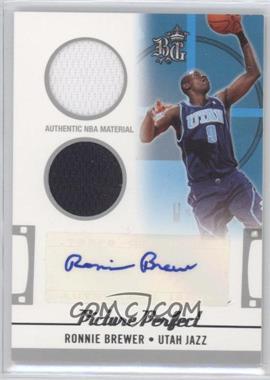 2006-07 Topps Big Game - Picture Perfect - Jersey Shorts Autographs #PPJSA-RBR - Ronnie Brewer /199