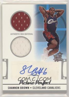 2006-07 Topps Big Game - Picture Perfect - Jersey Shorts Autographs #PPJSA-SB - Shannon Brown /199