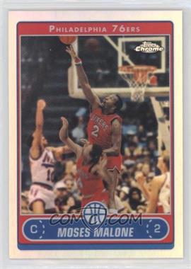 2006-07 Topps Chrome - [Base] - Refractor #160 - Moses Malone