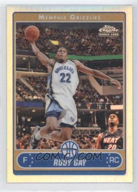 2006-07 Topps Chrome - [Base] - Refractor #184 - Rudy Gay /199