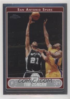 2006-07 Topps Chrome - [Base] #2 - Tim Duncan