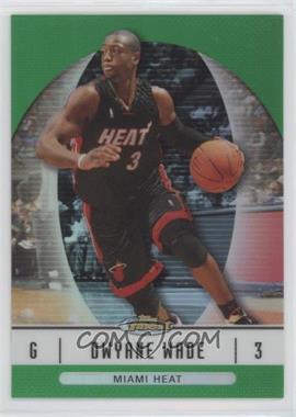 2006-07 Topps Finest - [Base] - Green Refractor #5 - Dwyane Wade /199 [EX to NM]
