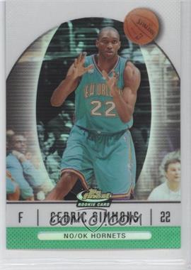 2006-07 Topps Finest - [Base] - Green Refractor #69 - Cedric Simmons /199