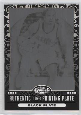 2006-07 Topps Finest - [Base] - Printing Plate Black #77 - Dee Brown /1