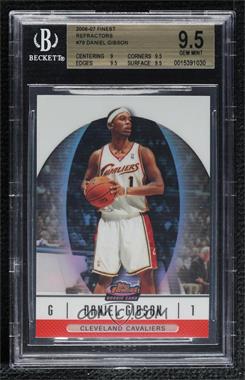 2006-07 Topps Finest - [Base] - Refractor #79 - Daniel Gibson [BGS 9.5 GEM MINT]