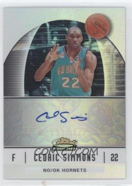 2006-07 Topps Finest - [Base] - Rookie Refractor Autograph #69 - Cedric Simmons