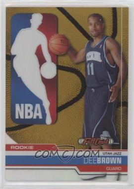 2006-07 Topps Full Court - [Base] - Chrome Gold Refractor #150 - Rookies - Dee Brown /50 [EX to NM]