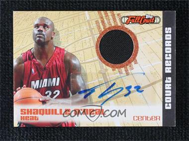 2006-07 Topps Full Court - Court Records - Relic Autograph #CR5 - Shaquille O'Neal /32