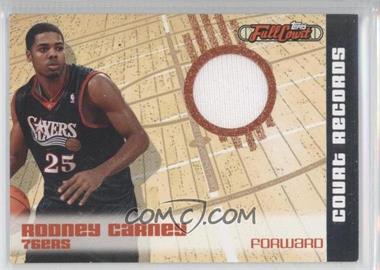 2006-07 Topps Full Court - Court Records - Relic #CR16 - Rodney Carney /499