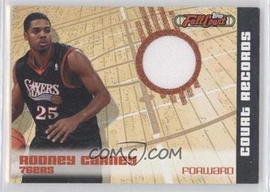 2006-07 Topps Full Court - Court Records - Relic #CR16 - Rodney Carney /499