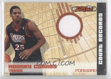 2006-07 Topps Full Court - Court Records - Relic #CR16 - Rodney Carney /499